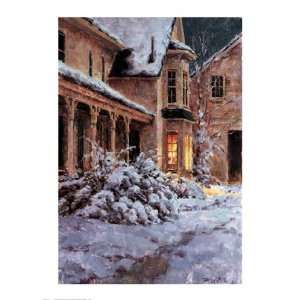  First Snow Finest LAMINATED Print Mitch Billis 26x36
