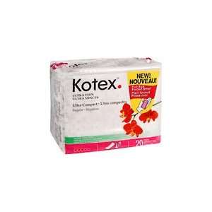 Kotex Ultra Thin Ultra Compact Regular Scented   Compact 20 Pads [FIVE 