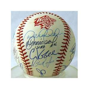  1998 New York Yankees Team Signed World Series Baseball 