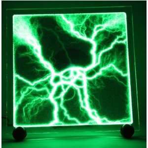  Plasma Luminglas 12 Disk Light Square GREEN