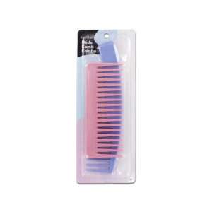  Bulk Pack of 72   2 pack wide tooth comb combo 1 wide too 