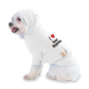  I Love/Heart Court Reporters Hooded (Hoody) T Shirt with 