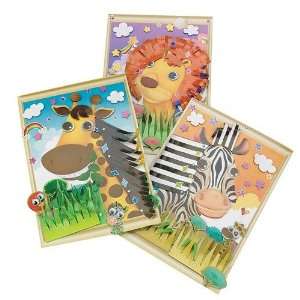  Animal Sticker Scenes 3 D Craft Kit (Makes 12) Toys 