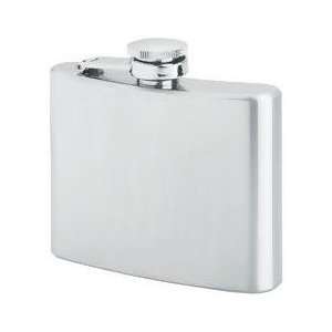 12 oz. Stainless Steel Hip Flask   Square Shape 5 x 4 1/4 x 1 thick 
