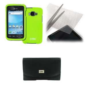   Snap On Cover Case (Neon Green) + Screen Protector [EMPIRE Packaging