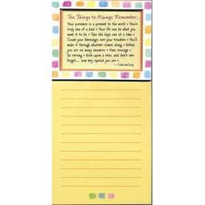  Ten Things to Always Remember Magnetic Notepad Kitchen 