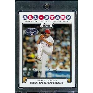 Ervin Santana AS ( All Star ) Angels   2008 Topps Updates & Highlights 