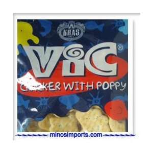 Vic Crackers with Poppy Seeds Kras 120g Grocery & Gourmet Food