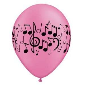   11 in. Assorted Music Notes Neon Latex Balloon   100Ct Toys & Games