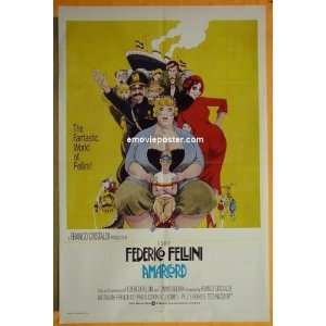   one sheet movie poster 74 Fellini classic comedy