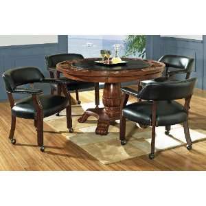    Steve Silver Company Tournament Game Table in Black