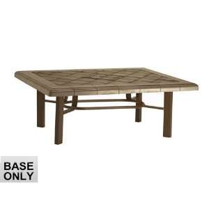 Tropitone Bases Cast Aluminum Rectangular Patio Coffee Table Base Only 