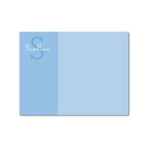  Thank You Cards   Blue Monogram Boy By Petite Alma Health 