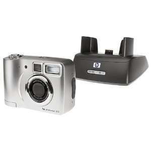  HP PS812 4MP Digital Camera w/ 3x Optical Zoom and Docking 