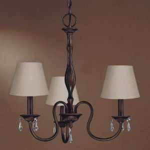  Laura Ashley SNB606 HBVL0357 Beverly 3 Light Chandelier 