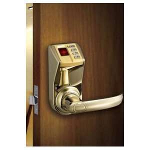  adel golden 3398 fingerprint pin code & key door lock 