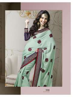 Indian Traditional Bollywood Designer Saree Sari  