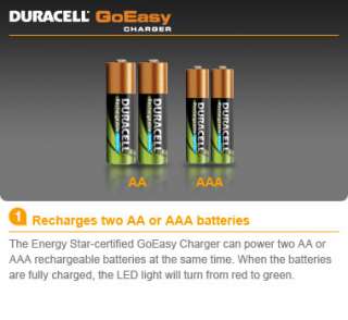 recharges two aa or aaa batteries the energy star certified goeasy 