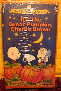 Its The Great Pumpkin, Charlie Brown Vhs Video NEW NIP  