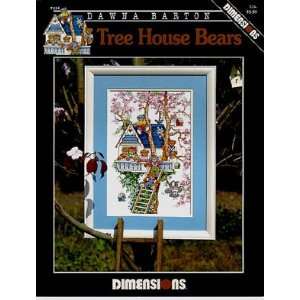  Tree House Bears, Cross Stitch from Dimensions Arts 
