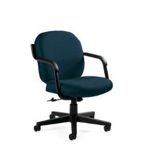  Commerce Medium Back Pneumatic Tilter Chair Fabric Ocean 