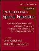 Encyclopedia of Special Education A Reference for the Education of 