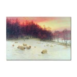   Joseph Farquharson Glowing Evening Hours in the West, 47W x 35H in