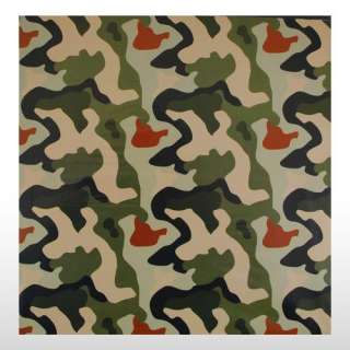 Camouflage Birthday Wrapping Paper   Army Navy Cop War  