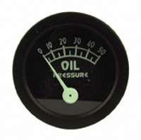 OIL PRESSURE GAUGE W/ BLACK BEZEL FORD 8N 9N 2N TRACTOR  
