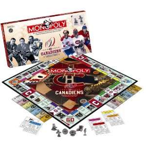  Monopoly Montreal Canadiens Monopoly Game Toys & Games