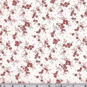  45 Wide Never Enough Romance Flowering Tendrils Red 