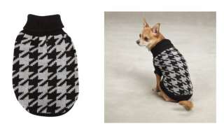 Uptown Houndstooth Sweaters for Dogs   Winter Dog Sweater