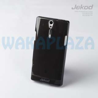 TPU Cover Case + LCD Screen Protector For Sony Xperia S LT26i Black or 