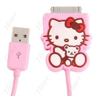   USB Data Line Charging Cable iPod iPhone 4 4g 4gs New Cute Gift Xmas