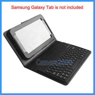 Bluetooth Leather Keyboard Case for Samsung Galaxy Tab  