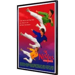  3 Ninjas Kick Back 11x17 Framed Poster