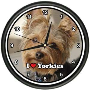  YORKIE Wall Clock dog yorkshire terrier owner gift