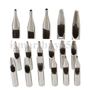 NEW 20 pcs Stainless Steel Tattoo Tips Needle Pro Kit U PICK FOR GRIP 