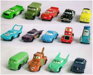 Cute Disney Pixar Cars Toy Figure Set of 14pcs TG0173  
