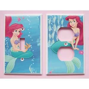   Mermaid Light Switchplate w/ matching Outlet Fast Shipping ALL Sizes