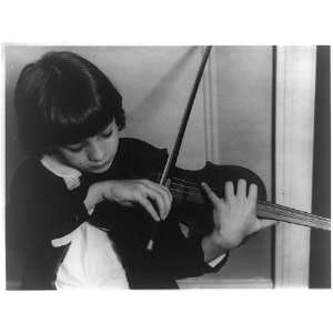   Ricci, playing the violin, nine years old 1927