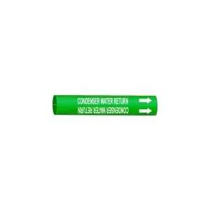 BRADY 4040 G Pipe Marker,Strap On,Green  Industrial 