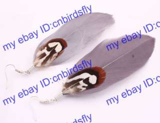 144styles wholesale long feather earring lots Dangle Pheasant jewelry 