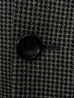 Cohen Performance Sport Coat Gray Black 44L Wool  