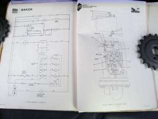1979 BAKER Fork Lift Truck Parts +Maintenance Manual  