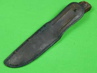 Vintage Old US CASE Hunting Fighting Stag Knife  