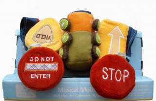 Baby Nursery Musical Carousel Mobile Cute Traffic Signs  
