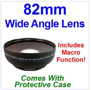 40X Wide Angle Lens for JVC Panasonic 82mm Lens Mount  