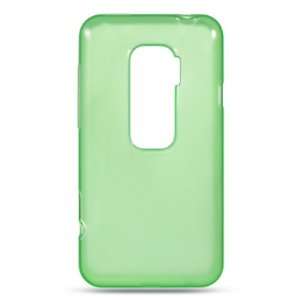  GREEN TPU Gel Tint Skin Cover Case for HTC Evo 3D (Sprint 