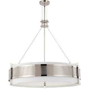  Nuvo 60/4444 Diesel 6 Light Pendant in Polished Nickel 